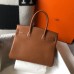 Hermes Birkin 30cm Bag In Gold Clemence Leather GHW Hermes Birkin 30cm Bag In Gold Clemence Leather GHW