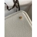 Hermes Picotin Lock 22 Handmade Bag in Pearl Grey Clemence Leather Hermes Picotin Lock 22 Handmade Bag in Pearl Grey Clemence Leather