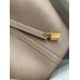 Hermes Picotin Lock 22 Handmade Bag in Taupe Clemence Leather Hermes Picotin Lock 22 Handmade Bag in Taupe Clemence Leather