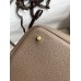 Hermes Picotin Lock 22 Handmade Bag in Taupe Clemence Leather Hermes Picotin Lock 22 Handmade Bag in Taupe Clemence Leather