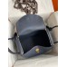 Hermes Lindy 30 Handmade Bag In Blue Nuit Clemence Leather Hermes Lindy 30 Handmade Bag In Blue Nuit Clemence Leather