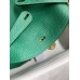 Hermes Lindy 30 Handmade Bag In Malachite Clemence Leather Hermes Lindy 30 Handmade Bag In Malachite Clemence Leather