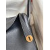 Hermes Lindy 30 Handmade Bag In Black Clemence Leather Hermes Lindy 30 Handmade Bag In Black Clemence Leather