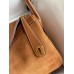 Hermes Lindy 30 Handmade Bag In Gold Doblis Suede Calfskin Hermes Lindy 30 Handmade Bag In Gold Doblis Suede Calfskin