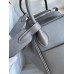 Hermes Lindy 30 Handmade Bag In Grey Swift Calfskin Hermes Lindy 30 Handmade Bag In Grey Swift Calfskin