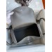 Hermes Lindy 30 Handmade Bag In Grey Swift Calfskin Hermes Lindy 30 Handmade Bag In Grey Swift Calfskin