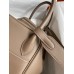Hermes Lindy 30 Handmade Bag In Taupe Swift Calfskin Hermes Lindy 30 Handmade Bag In Taupe Swift Calfskin