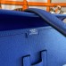 Hermes Jige Elan 29 Clutch Bag In Blue Electric Epsom Leather Hermes Jige Elan 29 Clutch Bag In Blue Electric Epsom Leather
