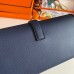 Hermes Jige Elan 29 Clutch Bag In Blue Saphir Epsom Leather