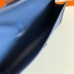 Hermes Jige Elan 29 Clutch Bag In Blue Saphir Epsom Leather