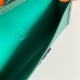 Hermes Jige Elan 29 Clutch Bag In Malachite Epsom Leather
