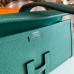 Hermes Jige Elan 29 Clutch Bag In Malachite Epsom Leather