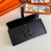 Hermes Jige Elan 29 Clutch Bag In Black Epsom Leather
