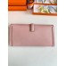 Hermes Jige Elan 29 Clutch Bag In Pink Epsom Leather