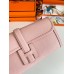 Hermes Jige Elan 29 Clutch Bag In Pink Epsom Leather