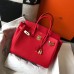 Hermes Birkin 30cm Bag In Red Clemence Leather GHW Hermes Birkin 30cm Bag In Red Clemence Leather GHW
