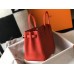 Hermes Birkin 30cm Bag In Red Clemence Leather GHW Hermes Birkin 30cm Bag In Red Clemence Leather GHW