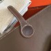 Hermes Dogon Duo Wallet In Taupe Clemence Leather Hermes Dogon Duo Wallet In Taupe Clemence Leather