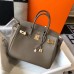 Hermes Birkin 30cm Bag In Taupe Clemence Leather GHW Hermes Birkin 30cm Bag In Taupe Clemence Leather GHW