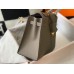 Hermes Kelly 25cm Sellier Bag In Gris Asphalt Epsom Leather Hermes Kelly 25cm Sellier Bag In Gris Asphalt Epsom Leather