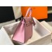 Hermes Kelly 25cm Sellier Bag In Mauve Sylvestre Epsom Leather Hermes Kelly 25cm Sellier Bag In Mauve Sylvestre Epsom Leather
