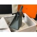 Hermes Kelly 25cm Sellier Bag In Vert Amande Epsom Leather Hermes Kelly 25cm Sellier Bag In Vert Amande Epsom Leather