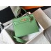 Hermes Kelly 25cm Sellier Bag In Vert Criquet Epsom Leather Hermes Kelly 25cm Sellier Bag In Vert Criquet Epsom Leather