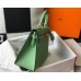 Hermes Kelly 25cm Sellier Bag In Vert Criquet Epsom Leather Hermes Kelly 25cm Sellier Bag In Vert Criquet Epsom Leather