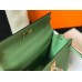 Hermes Kelly 25cm Sellier Bag In Vert Criquet Epsom Leather Hermes Kelly 25cm Sellier Bag In Vert Criquet Epsom Leather