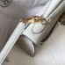 Hermes Kelly 25cm Sellier Bag In White Epsom Leather Hermes Kelly 25cm Sellier Bag In White Epsom Leather