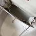 Hermes Kelly 25cm Sellier Bag In White Epsom Leather Hermes Kelly 25cm Sellier Bag In White Epsom Leather
