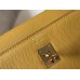 Hermes Kelly 25cm Sellier Bag In Yellow Epsom Leather Hermes Kelly 25cm Sellier Bag In Yellow Epsom Leather