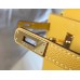 Hermes Kelly 25cm Sellier Bag In Yellow Epsom Leather Hermes Kelly 25cm Sellier Bag In Yellow Epsom Leather