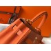 Hermes Kelly 25cm Retourne Bag In Orange Clemence Leather Hermes Kelly 25cm Retourne Bag In Orange Clemence Leather