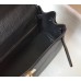 Hermes Kelly 25cm Retourne Bag In Black Clemence Leather Hermes Kelly 25cm Retourne Bag In Black Clemence Leather