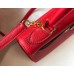 Hermes Kelly 25cm Retourne Bag In Red Clemence Leather Hermes Kelly 25cm Retourne Bag In Red Clemence Leather