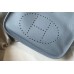 Hermes Evelyne III 29 PM Bag In Blue Lin Clemence Leather Hermes Evelyne III 29 PM Bag In Blue Lin Clemence Leather