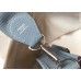 Hermes Evelyne III 29 PM Bag In Blue Lin Clemence Leather Hermes Evelyne III 29 PM Bag In Blue Lin Clemence Leather