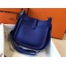 Hermes Evelyne III 29 PM Bag In Blue Electric Clemence Leather Hermes Evelyne III 29 PM Bag In Blue Electric Clemence Leather