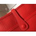 Hermes Evelyne III 29 PM Bag In Red Clemence Leather Hermes Evelyne III 29 PM Bag In Red Clemence Leather