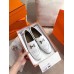 Hermes Royal Loafers In White Calfksin Hermes Royal Loafers In White Calfksin