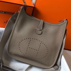 Hermes Evelyne III 29 PM Bag In Tourterelle Clemence Leather Hermes Evelyne III 29 PM Bag In Tourterelle Clemence Leather