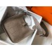 Hermes Evelyne III 29 PM Bag In Tourterelle Clemence Leather Hermes Evelyne III 29 PM Bag In Tourterelle Clemence Leather