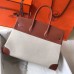 Hermes Birkin 35cm Canvas Bag With Barenia Leather GHW Hermes Birkin 35cm Canvas Bag With Barenia Leather GHW