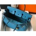 Hermes Birkin 35cm Bag In Blue Jean Clemence Leather GHW Hermes Birkin 35cm Bag In Blue Jean Clemence Leather GHW