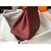 Hermes Birkin 35cm Bag In Bordeaux Clemence Leather GHW Hermes Birkin 35cm Bag In Bordeaux Clemence Leather GHW