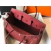 Hermes Birkin 35cm Bag In Bordeaux Clemence Leather GHW Hermes Birkin 35cm Bag In Bordeaux Clemence Leather GHW
