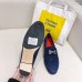 Hermes Royal Loafers In Blue Suede Leather Hermes Royal Loafers In Blue Suede Leather