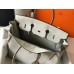 Hermes Birkin 35cm Bag In Pearl Grey Clemence Leather GHW Hermes Birkin 35cm Bag In Pearl Grey Clemence Leather GHW