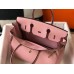 Hermes Birkin 35cm Bag In Pink Clemence Leather GHW Hermes Birkin 35cm Bag In Pink Clemence Leather GHW